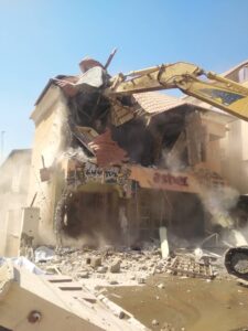 Sex party saga, demolish building