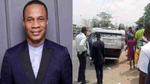 Rev Ntia Ntia escapes death in ghastly motor accident
