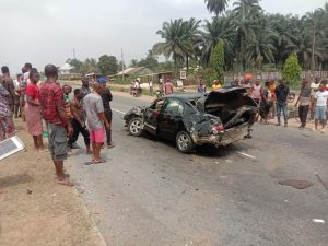 Ghastly motor accident along Uyo-Ikot Ekpene Road